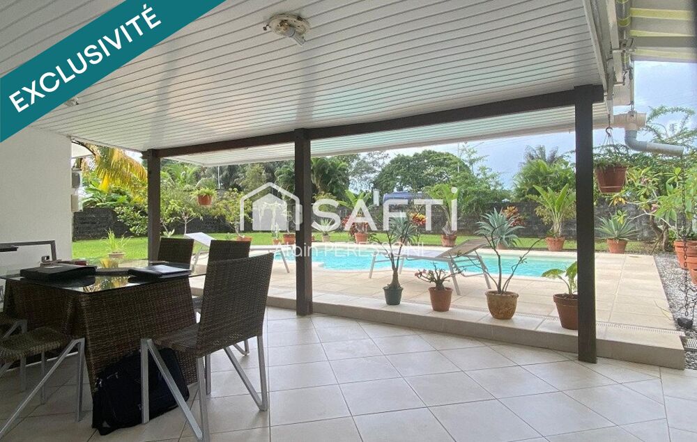 Vente Maison Villa T5 - Piscine ~123m2 hab / 1050m2 Lot. résidentiel Macouria