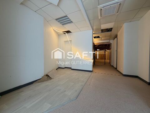   Local commercial de 140 m² avec belle vitrine sur rue 