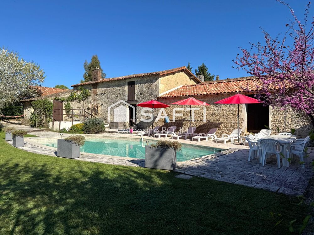 LONGÈRE RÉNOVÉE 6 CHAMBRES, 4 SALLES DE BAIN, PISCINE