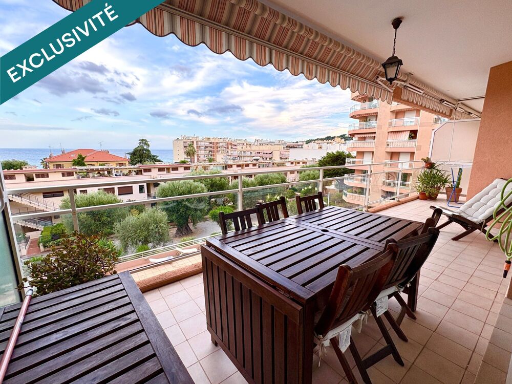 Appartement 2 pièces vue mer, terrasse et garage