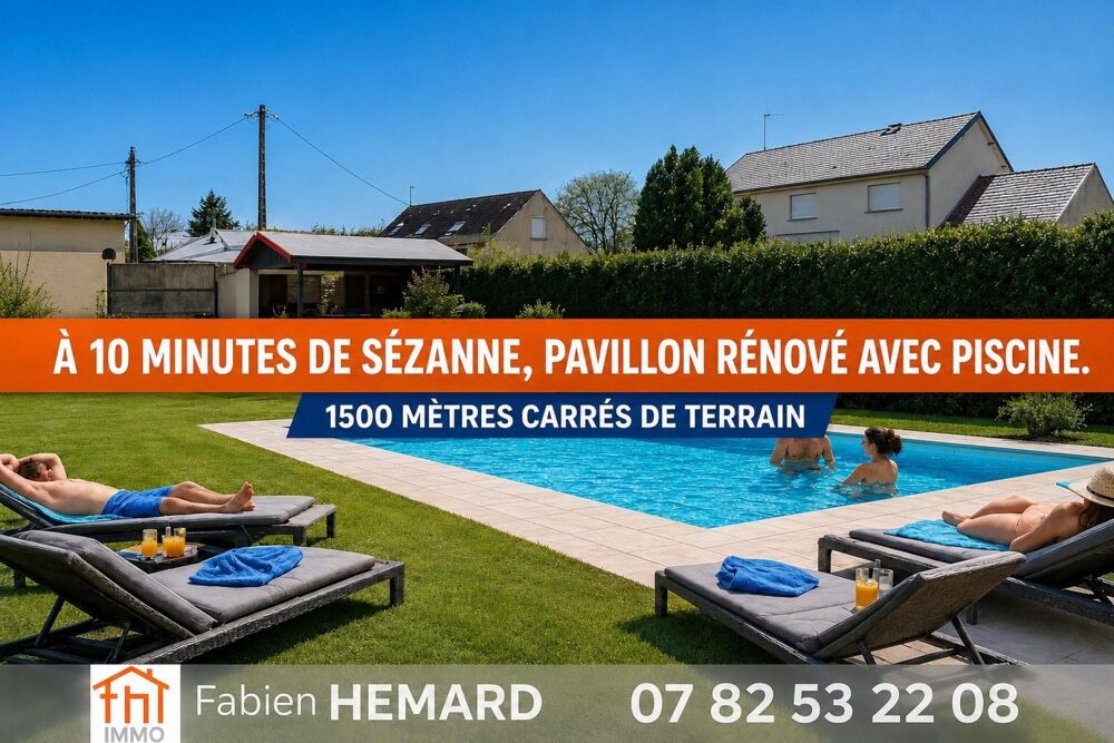 Vente Maison PAVILLON RENOVE AU SEIN D'UN AGREABLE VILLAGE Fere-champenoise