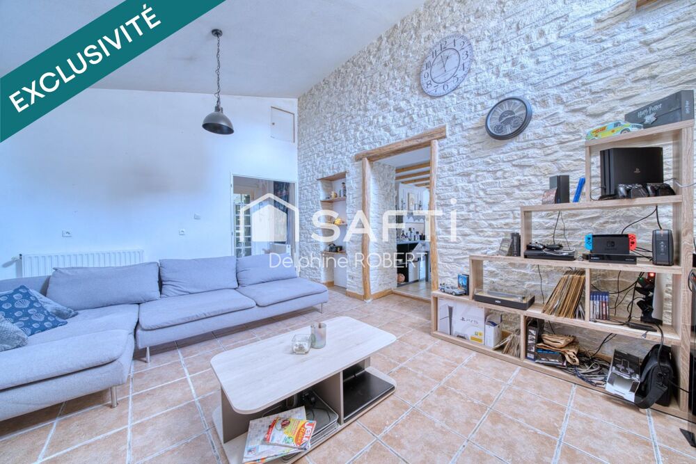 Vente Maison Maison en pierre - 3 chambres - 1 bureau Montpellier-de-médillan