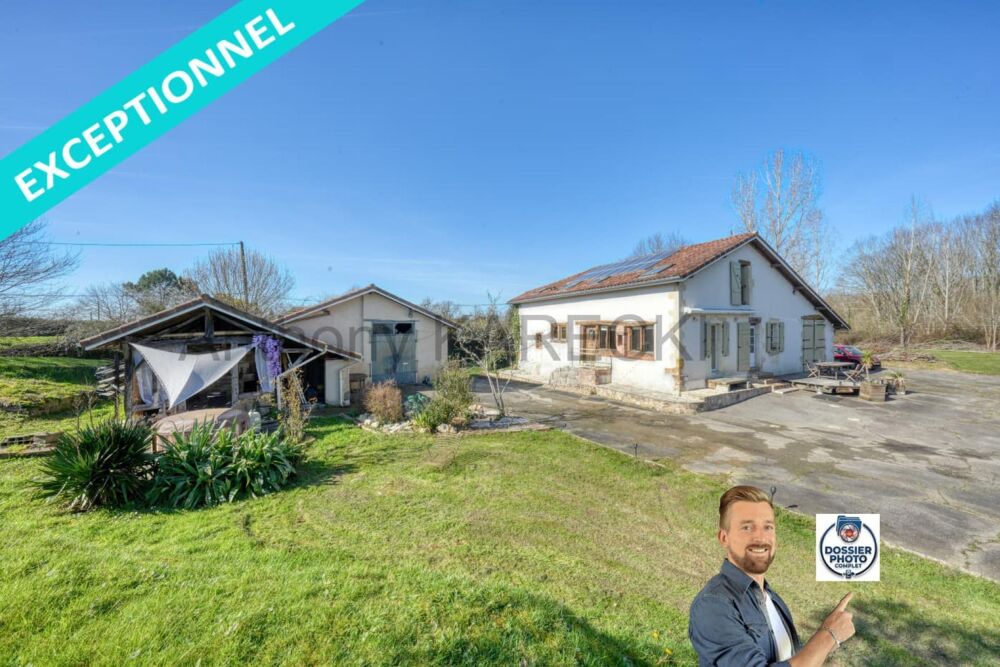 Ferme rénovée 190m² + Garage 60m² + Grange 55m² + Abri bois + Four à Pain