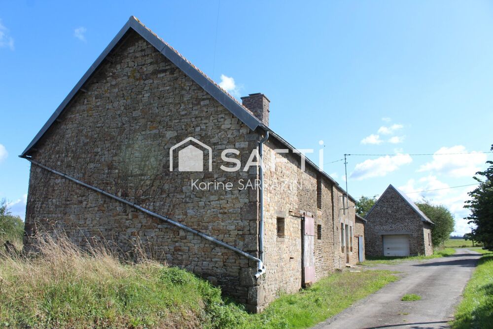 Vente Maison longère en pierres à rénover en plein cœur de la campagne Val couesnon