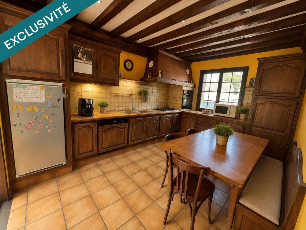BIEVILLE BEUVILLE. Maison de 136 m² sur sous-sol.