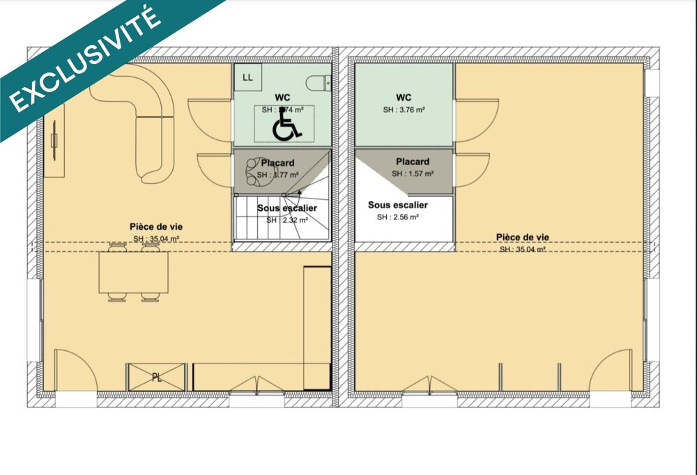 Vente Terrain Terrain constructible 466m² Montalieu-vercieu