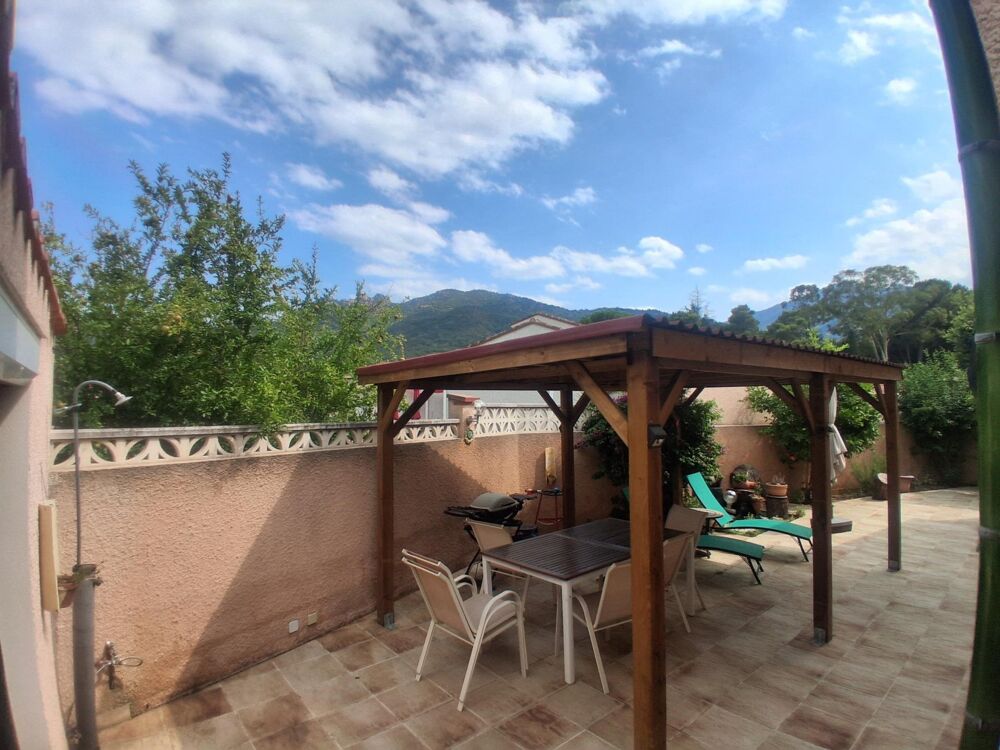 220 m² hab, 150 m² sous-sol, vue Albères