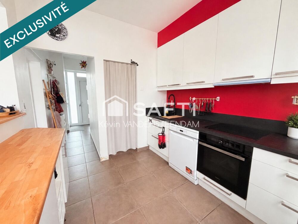 Vente Maison WATTRELOS – MAISON 3 CH – JARDIN – GARAGE DE 41 M² Wattrelos