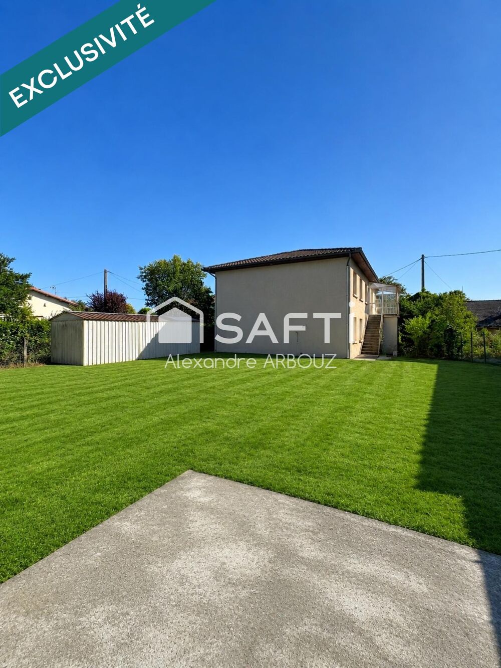 Maison T5 au calme avec fort potentiel