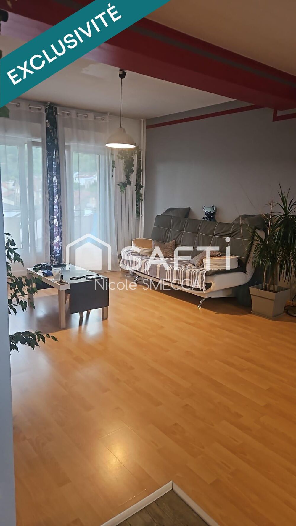 Vente Appartement Appartement 3 pièces,1 chambre,balcon,parkings Clouange