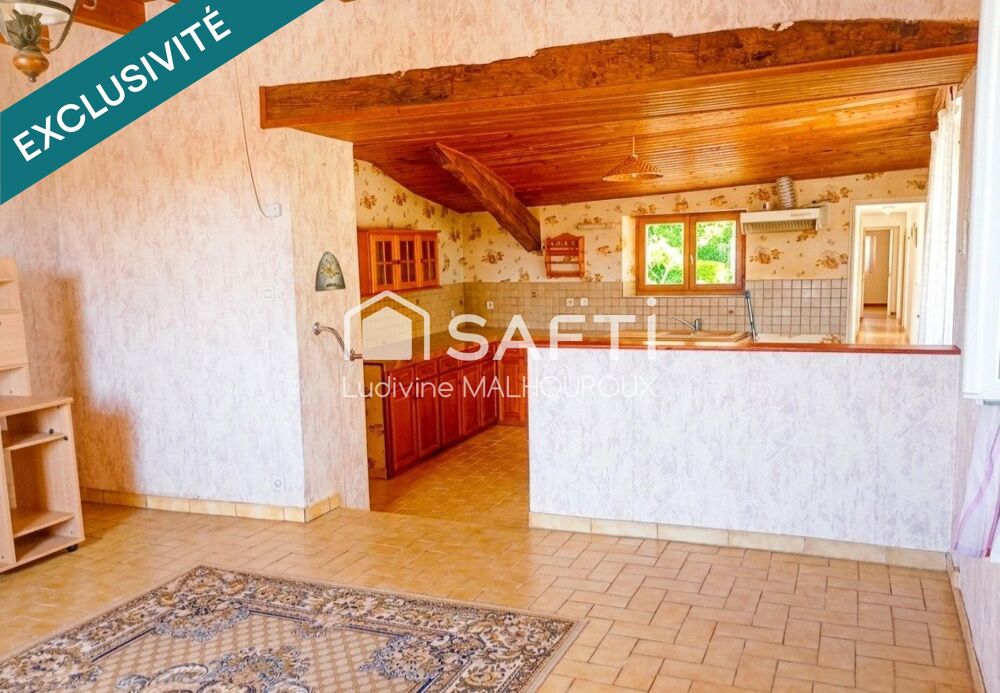Vente Maison CHARMANT – MAISON ANCIENNE EN PIERRE – 135 m² HABITABLES – TERRAIN 1 817 m² – FORT POTENTIEL DE RÉNOVATION Boisne-la tude