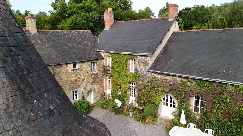 Vente Propriété/Château Manoir XVe s. - Domaine 3 ha – 500 m² – Proche Rennes Langon