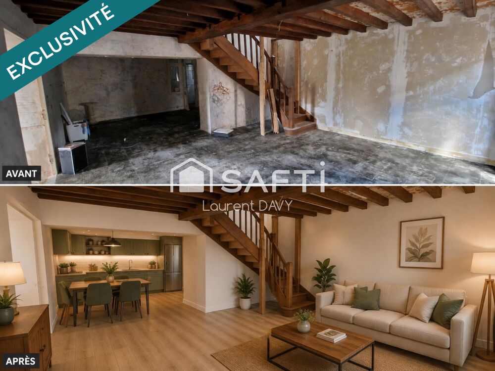 Maison à rénover - beau potentiel
