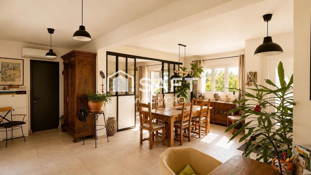 Maison 3 chambres avec garage - pool-house et piscine