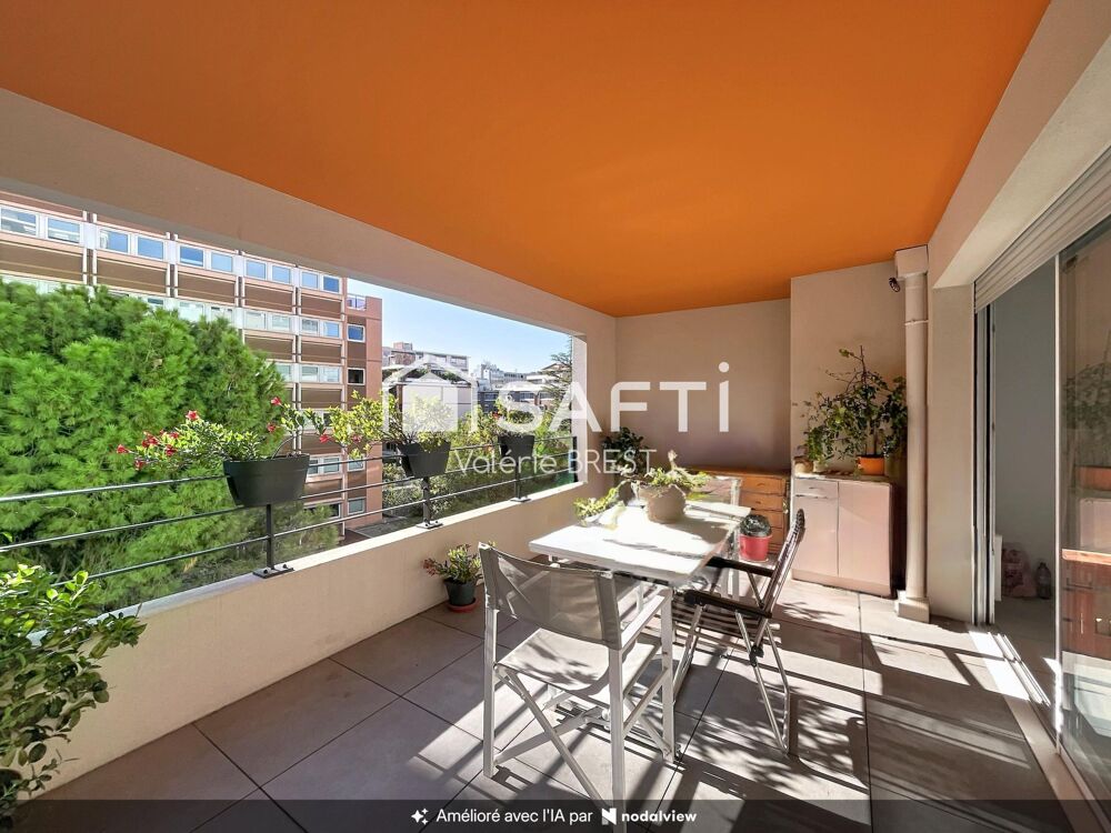 Vente Appartement 13008-Type 3 traversant  de 65m2 - Calme-Terrasse. Marseille 8