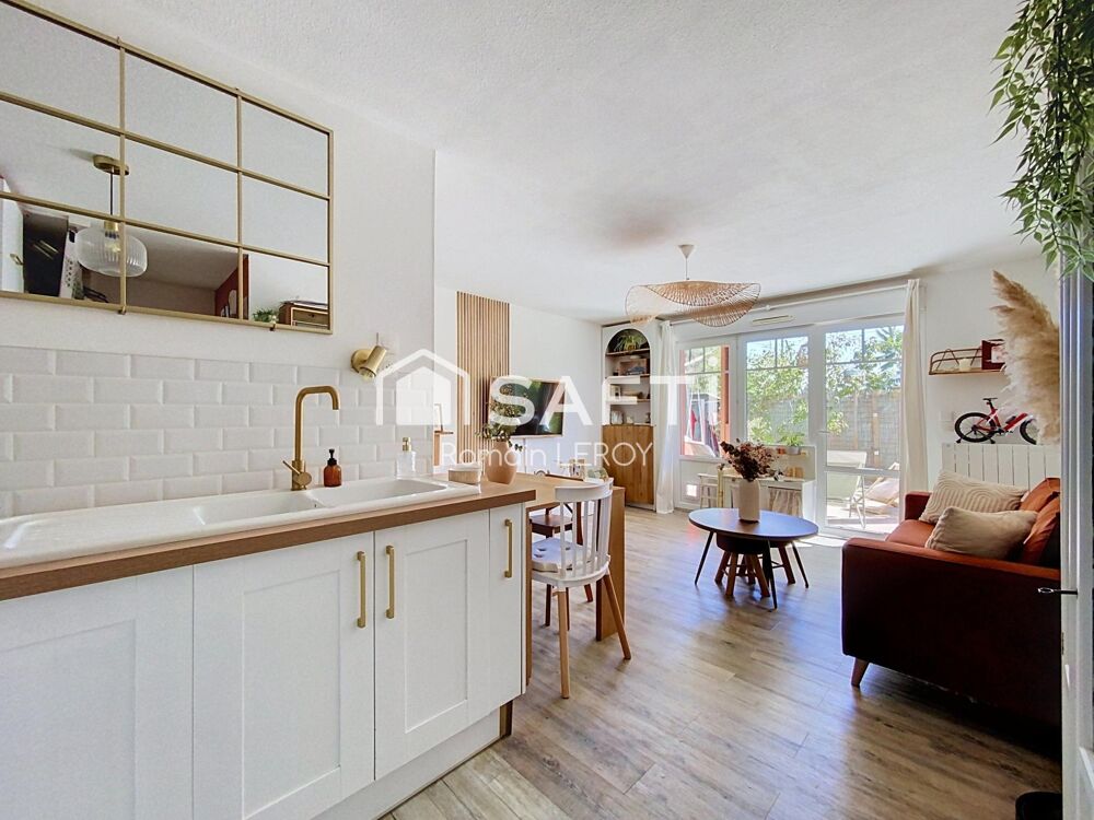 T3 coup de coeur avec terrasse couverte et jardin de 80 m² donnant sur la forêt !