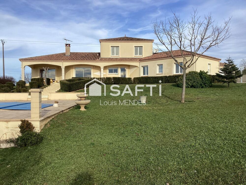 Vente Maison belle propriété au calme avec terrain arboré, piscine, pool house, dépendances Cahors
