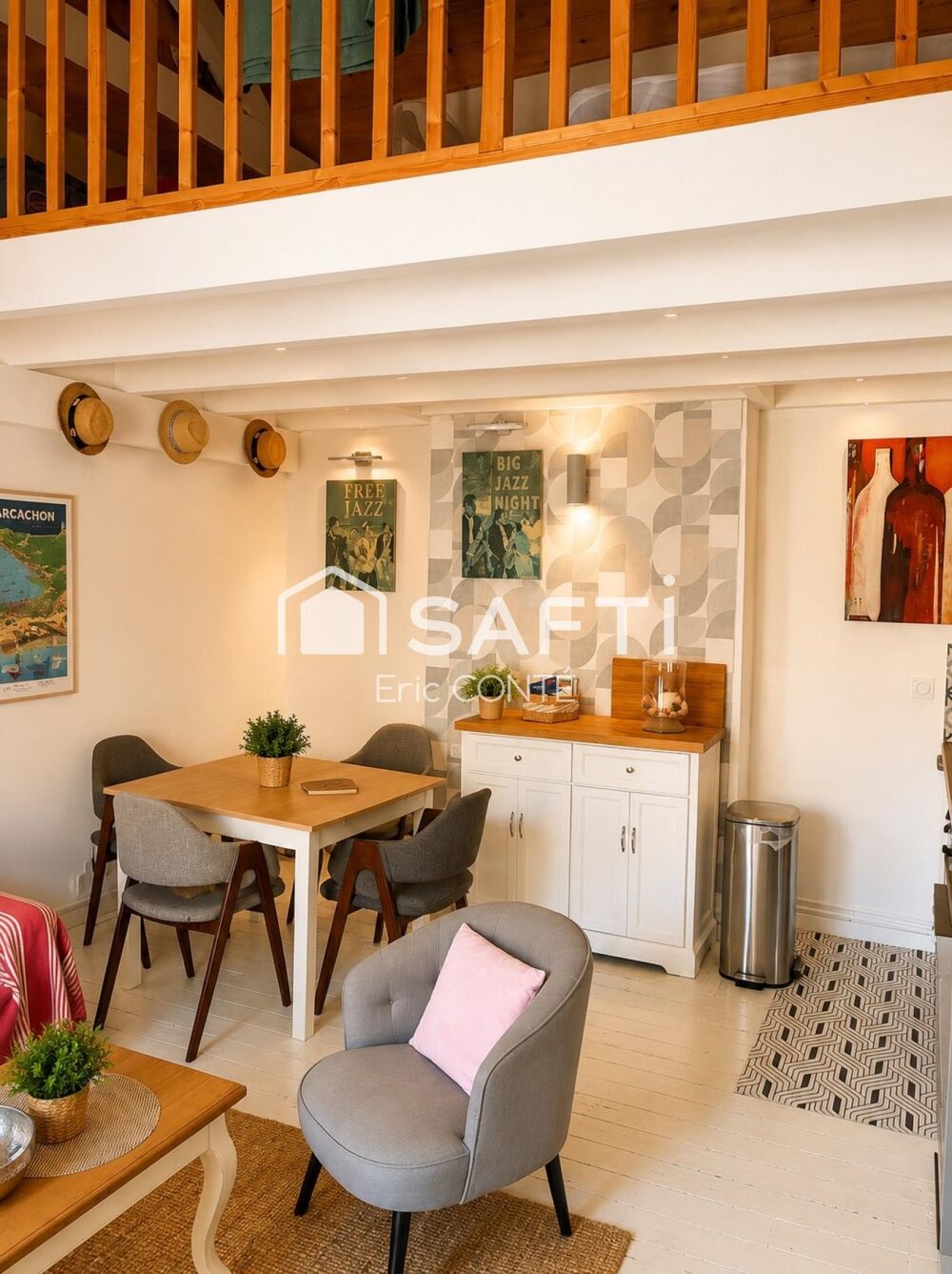Vente Appartement Arcachon Centre – T2 avec balcon et vue Bassin Arcachon