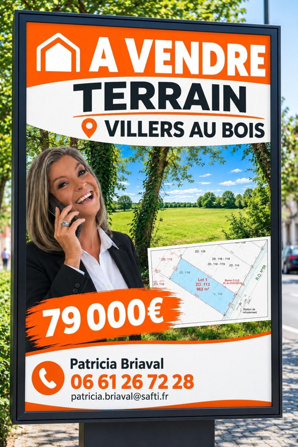 Vente Terrain TERRAIN CONSTRUCTIBLE Villers-au-bois