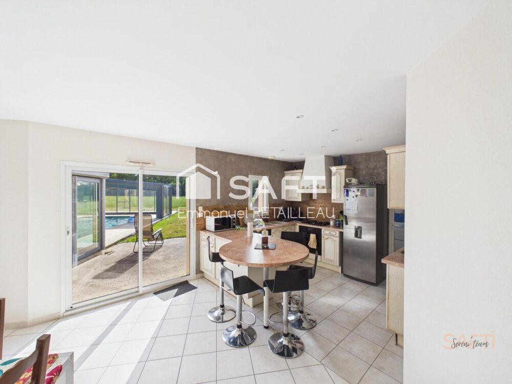 Vente Maison Maison de campagne, 3 chambres avec piscine Sainte-flaive-des-loups
