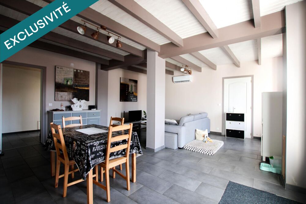 Maison de 3 chambres avec piscine semi-enterrée