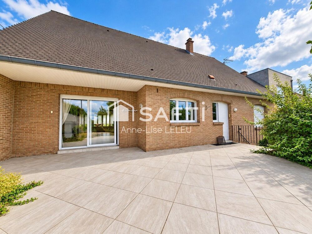 Grand plain-pied sur sous-sol complet