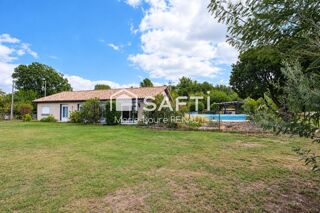 Vente Maison Villa de plain-pied, garage, piscine et vue sur les vignes Brens