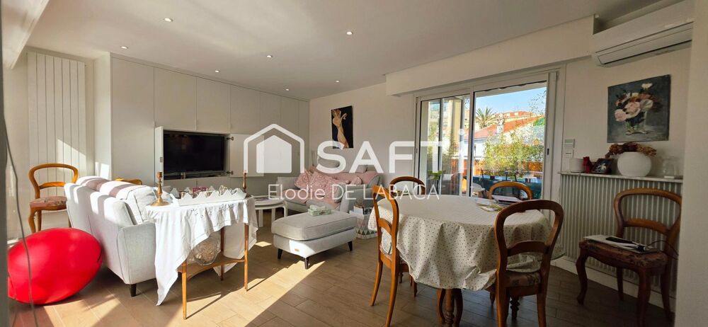 Vente Appartement CENTRE CANNES 3 PIECES 95 M2 DERNIER ETAGE VUE MER Cannes