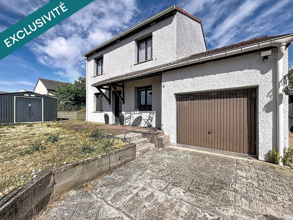 Maison individuelle avec garage et jardin