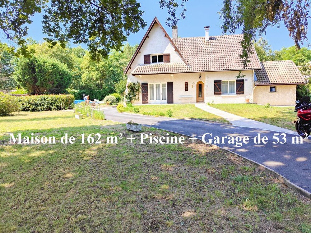 Pavillon T6, piscine, pompe à chaleur, garage 53m²