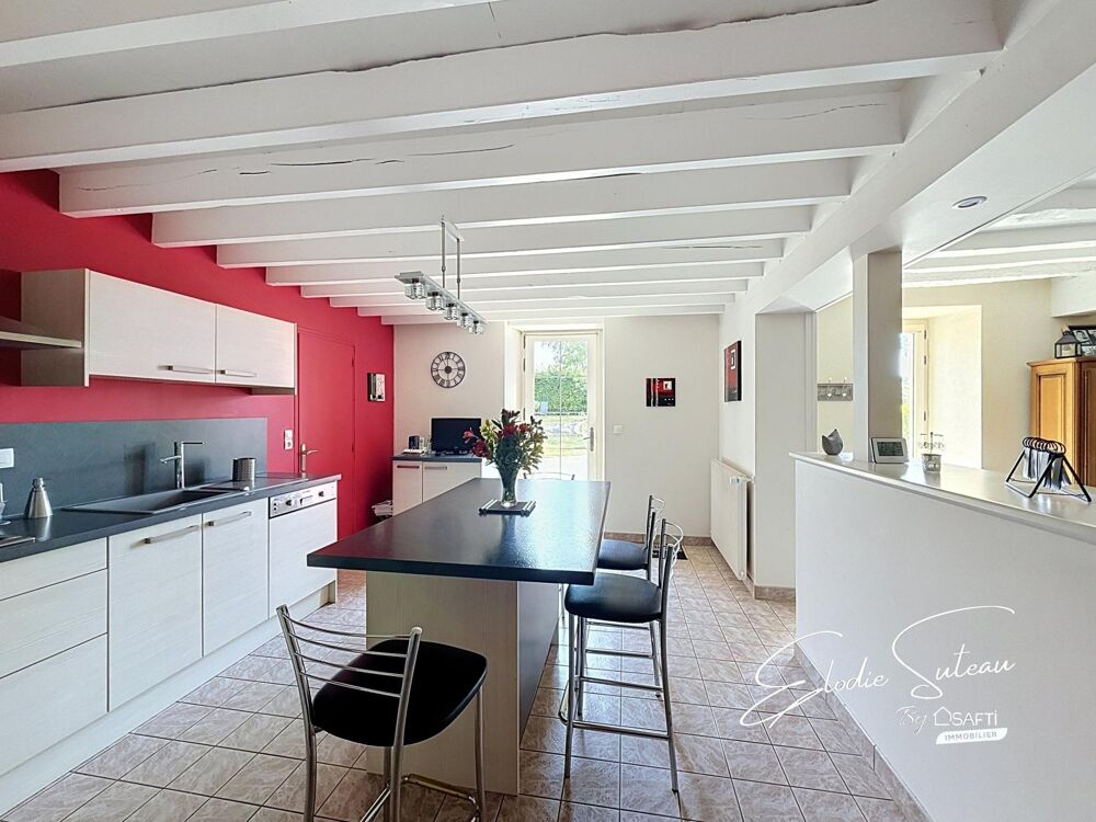 Vente Maison 10min Segré Longère 150m2 5 chambres 1,6 hectares Segre en anjou bleu