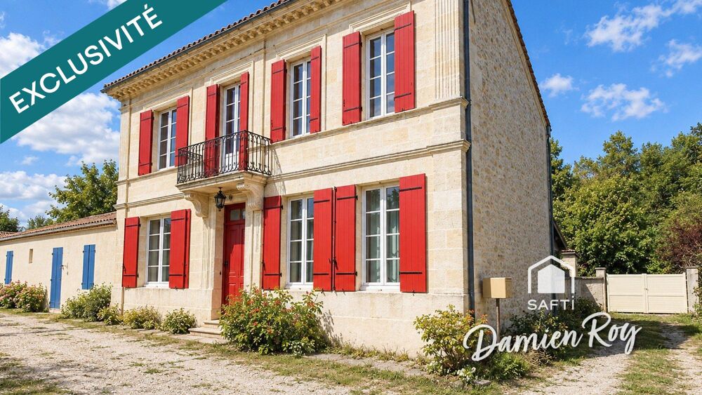 Maison de maître en pierre de 190 m² au coeur de Lamarque.