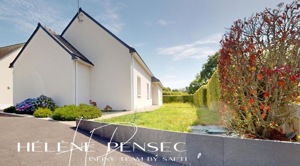Vente Maison Maison plain-pied, 3 chambres, garage et jardin de 499 m².(Visite virtuelle disponible) Quimperle