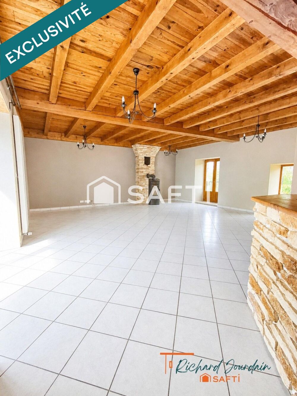 Vente Maison Beau corps de ferme avec une partie habitable de 130 m² Saint-privat-d'allier