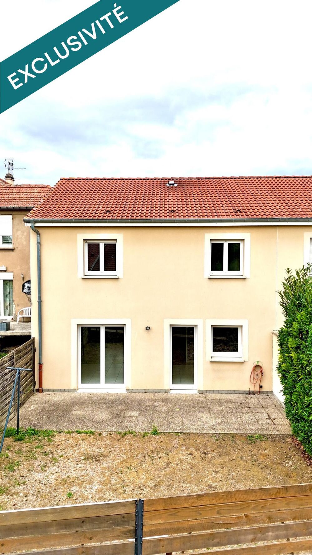 Vente Maison Maison 105 m2 -3 chambres -garage et jardin Sainte-marie-aux-chenes