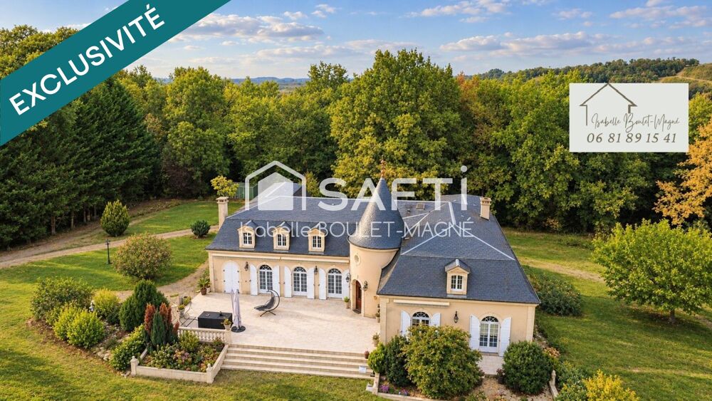 Vente Maison Belle demeure avec vue panoramique sur la chaine des Pyrénées au calme avec un parc arboré et entièrement clôturé avec portail é Saint-lanne