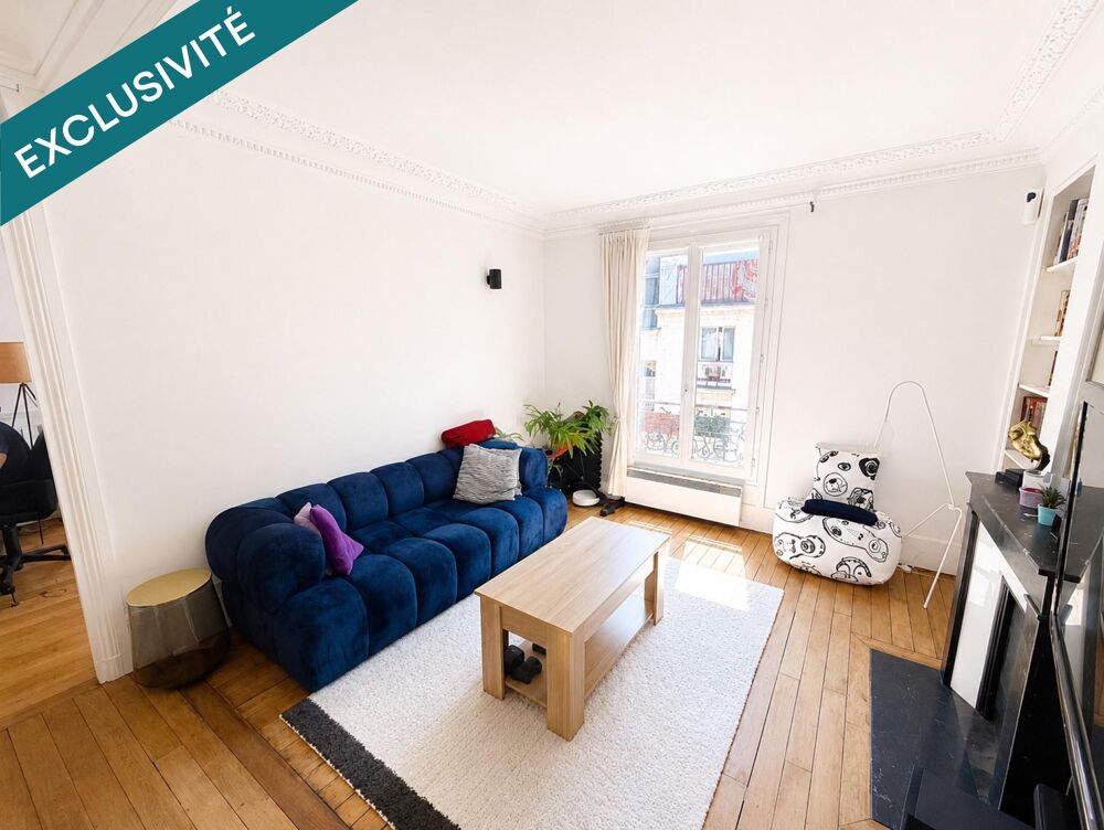 Vente Appartement PARIS 20e – GAMBETTA – 2 PIÈCES DE CHARME-bonne rentabilité Paris 20