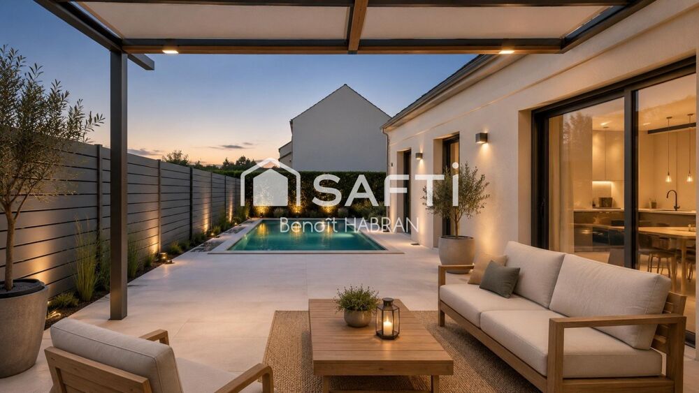 Maison 193m2, 8 pièces 5 chambres, piscine chauffée