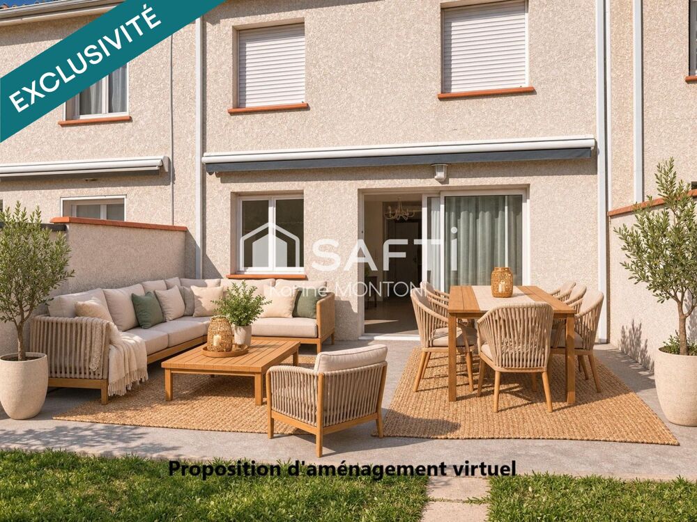 Vente Maison Launaguet : Maison 98 m² avec jardin de 68 m², garage, parking et DPE B – Faibles charges Launaguet