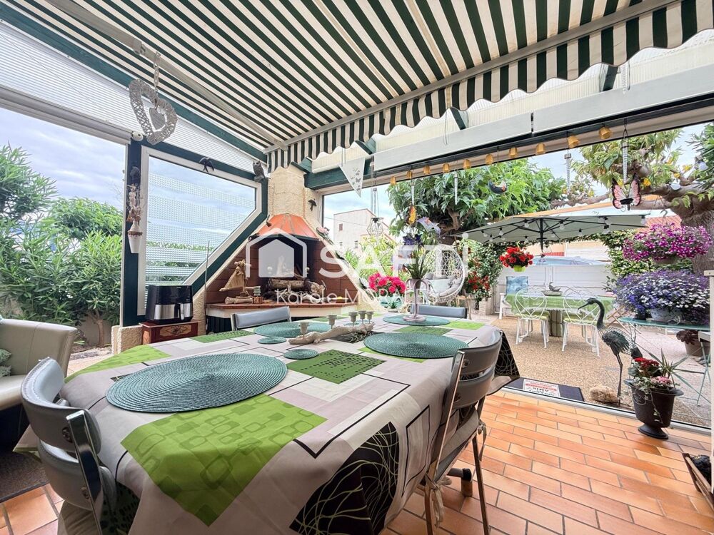 Vente Maison LE BARCARES (66), MAISON T3, DE 56 M2, AVEC MAGNIFIQUE JARDIN, STATIONNEMENTS, 2 MIN DE LA PLAGE Le barcares