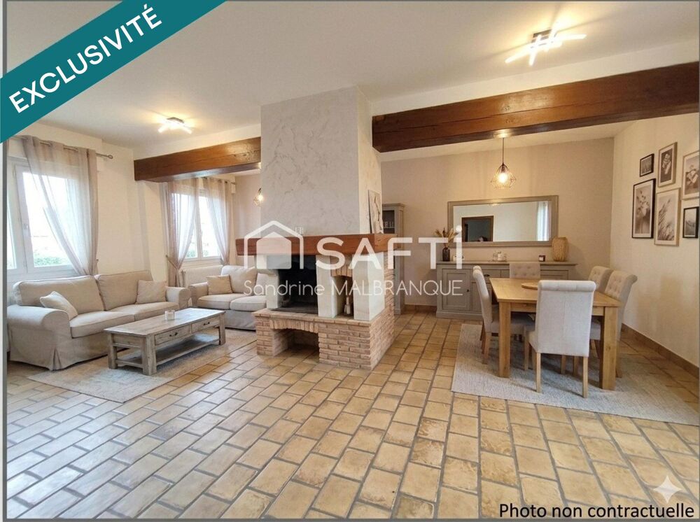 Vente Maison Maison de semi  individuelle,3 chambres, garage ,sous sol complet  et jardin Arras