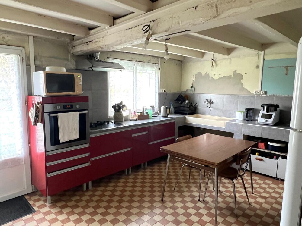 Vente Maison Ancien corps de ferme - Maison 190m2 - 5 chambres et bâtiments Paille