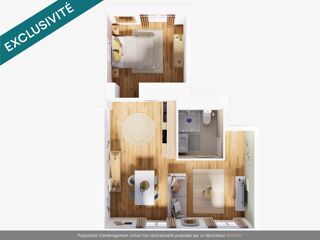  Appartement � vendre 2 pi�ces 38 m�