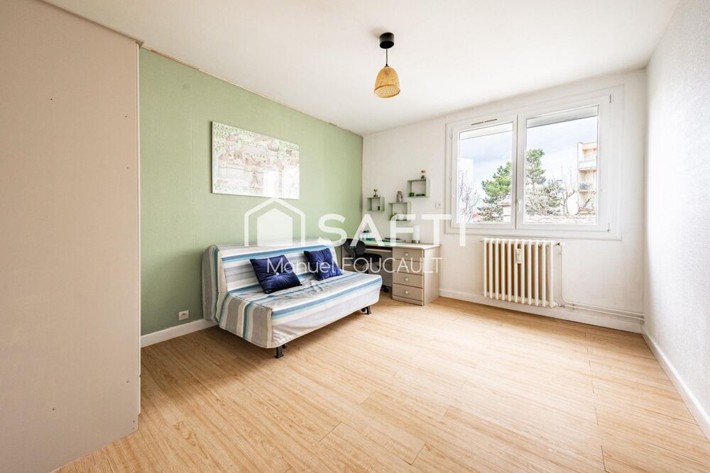 DIJON Eiffel/Bel Air, appartement traversant type 3 de 54m2-Balcon, cave et grenier