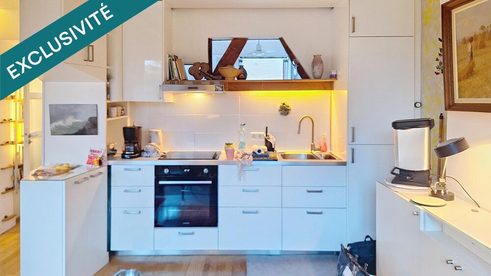 Vente Appartement PARIS 19E – Appartement de 40,8 m² rénové par architecte – Vue sur les Buttes-Chaumont Paris 19