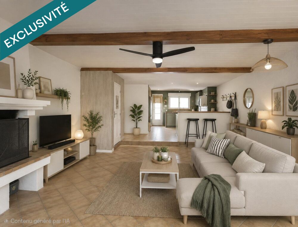 Maison 125 m² 4 ch jardin sud proche gare