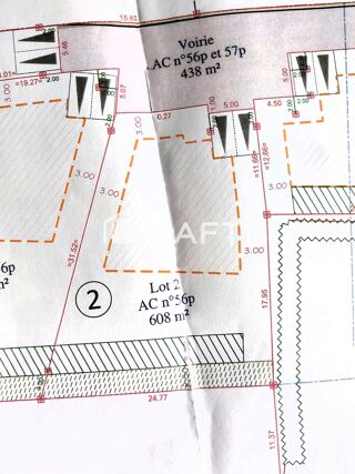  Terrain � vendre 608 m�