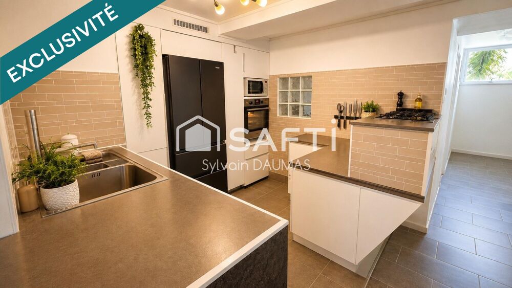 Vente Appartement Rare à Claret : plus de 80 m² et 3 chambres en bas de maison Toulon