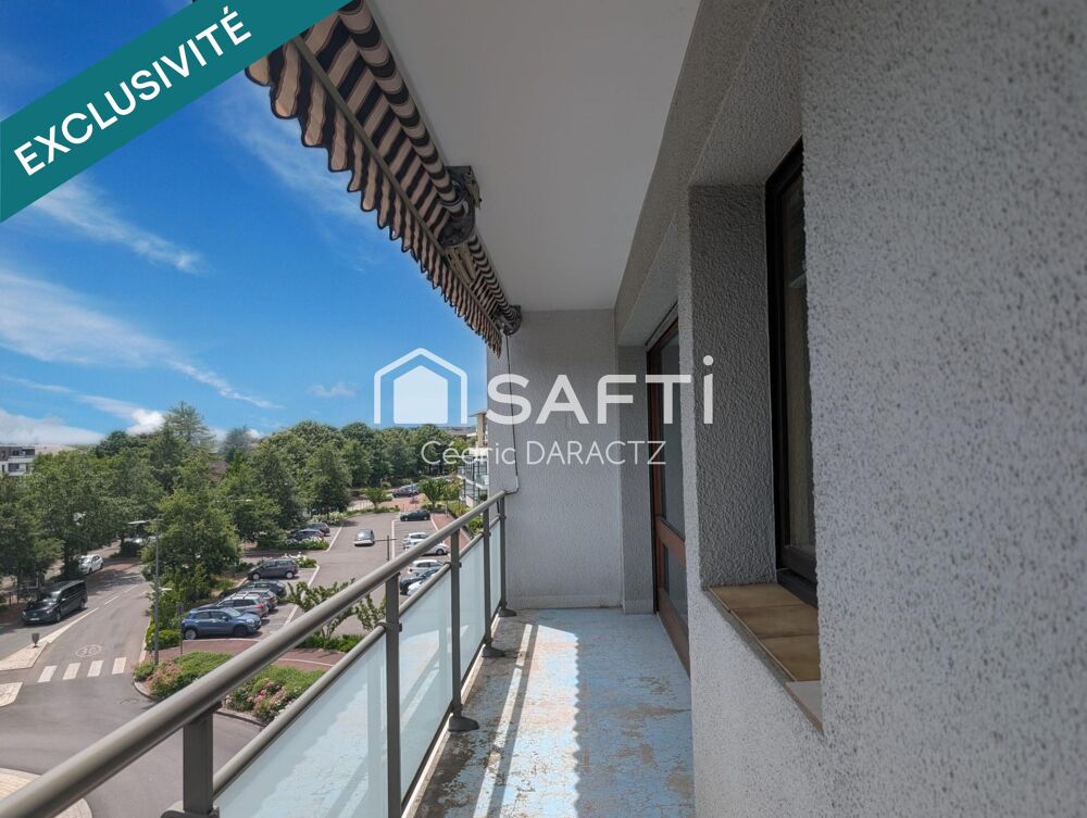 T3 lumineux avec balcon et garage  vue Mont-Blanc
