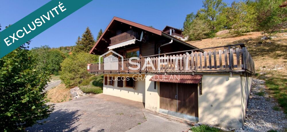 Chalet jurassien plein sud avec vue ouverte
